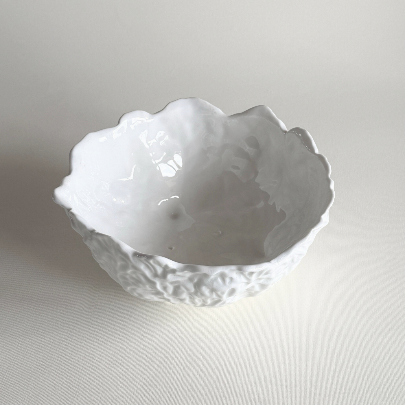 Wedgwood Fruit Bowl  coallport Countryware Cabbage Leaf motif hairline crack