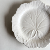 Wedgwood of Etruria beige Plate Cabbage Leaf motif 20cm