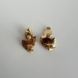 Yves Saint Laurent 1980s Leaf Clip Earrings