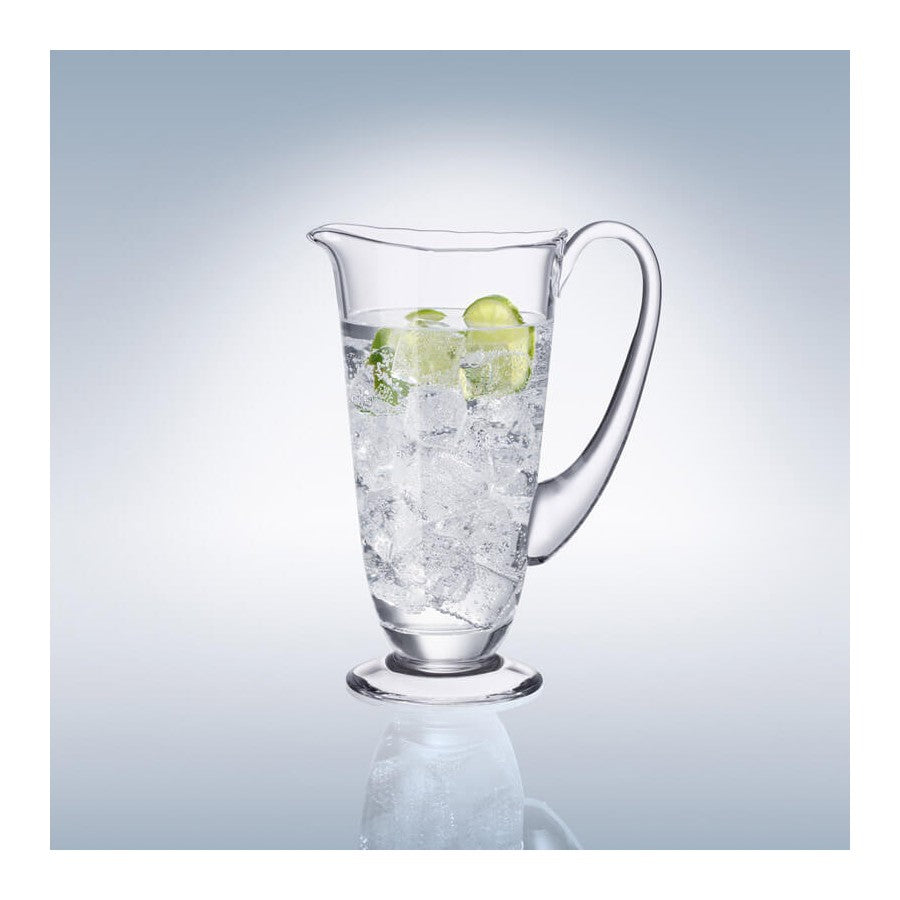 Villeroy & Boch Vinobile crystal carafe 1L clear glass jug with rounded body and drip-free pouring neck