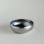 AMC polished Metal Bowls  Large stainless steel  dimensions diameter 12 cm x height 4.5 cm
