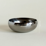 amc stainless steel small single bowl dimensions 0629 polished metal art. 0629 8.5 cm x 3.5 cm