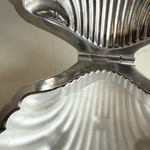 Deschamps Frères silver‑plated shell dish maker marks