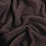 Luxury throw blanket WARM WHISPER in brown 100% cashmere, soft and warm elegant throw