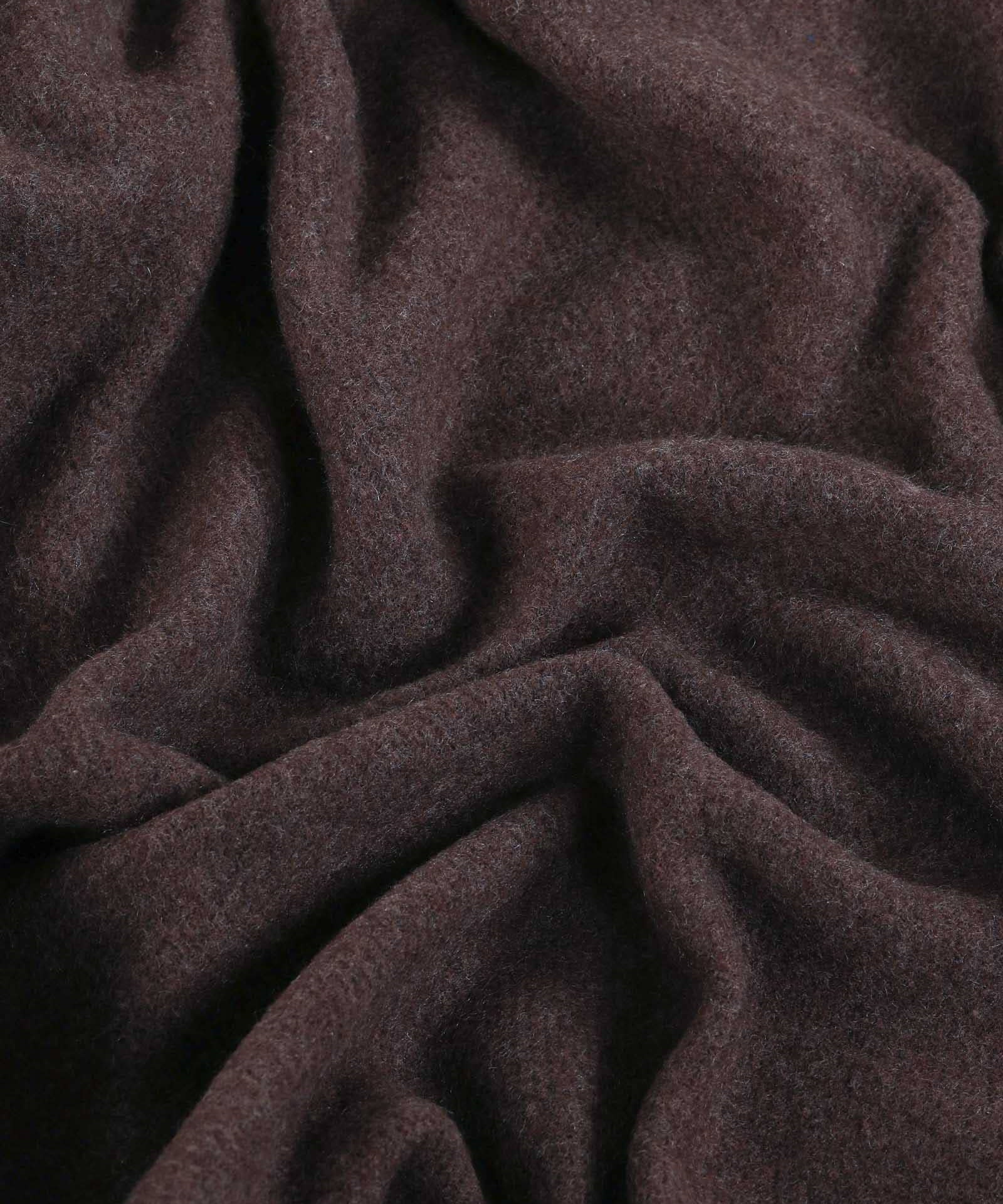 Brown 100% cashmere throw blanket 200x140 cm lightweight and warm