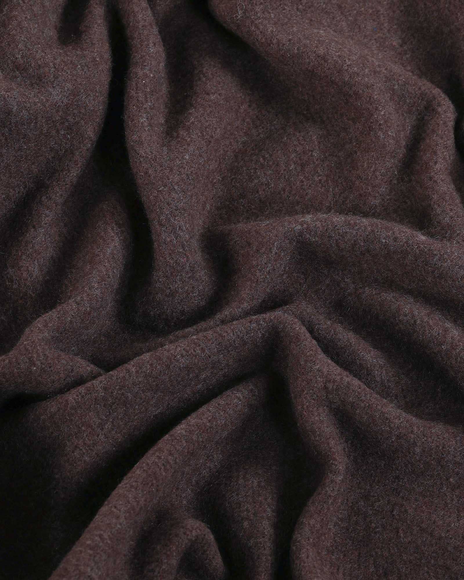 Luxury throw blanket WARM WHISPER in brown 100% cashmere, soft and warm elegant throw