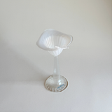 Frosted Calla Lily Candle Holder