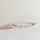 Tasselled Curtain Tieback in Cotton & Jute