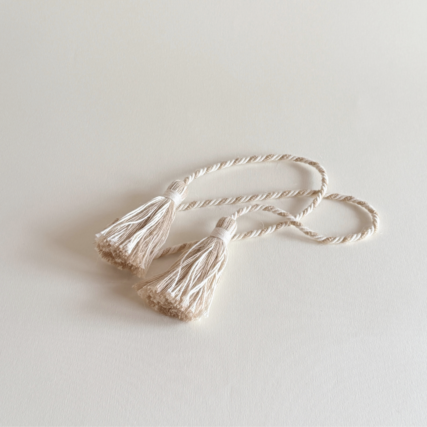 Cotton & Jute Tasselled Curtain Tieback