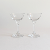 Coupes à Champagne en Verre | Lot de 2