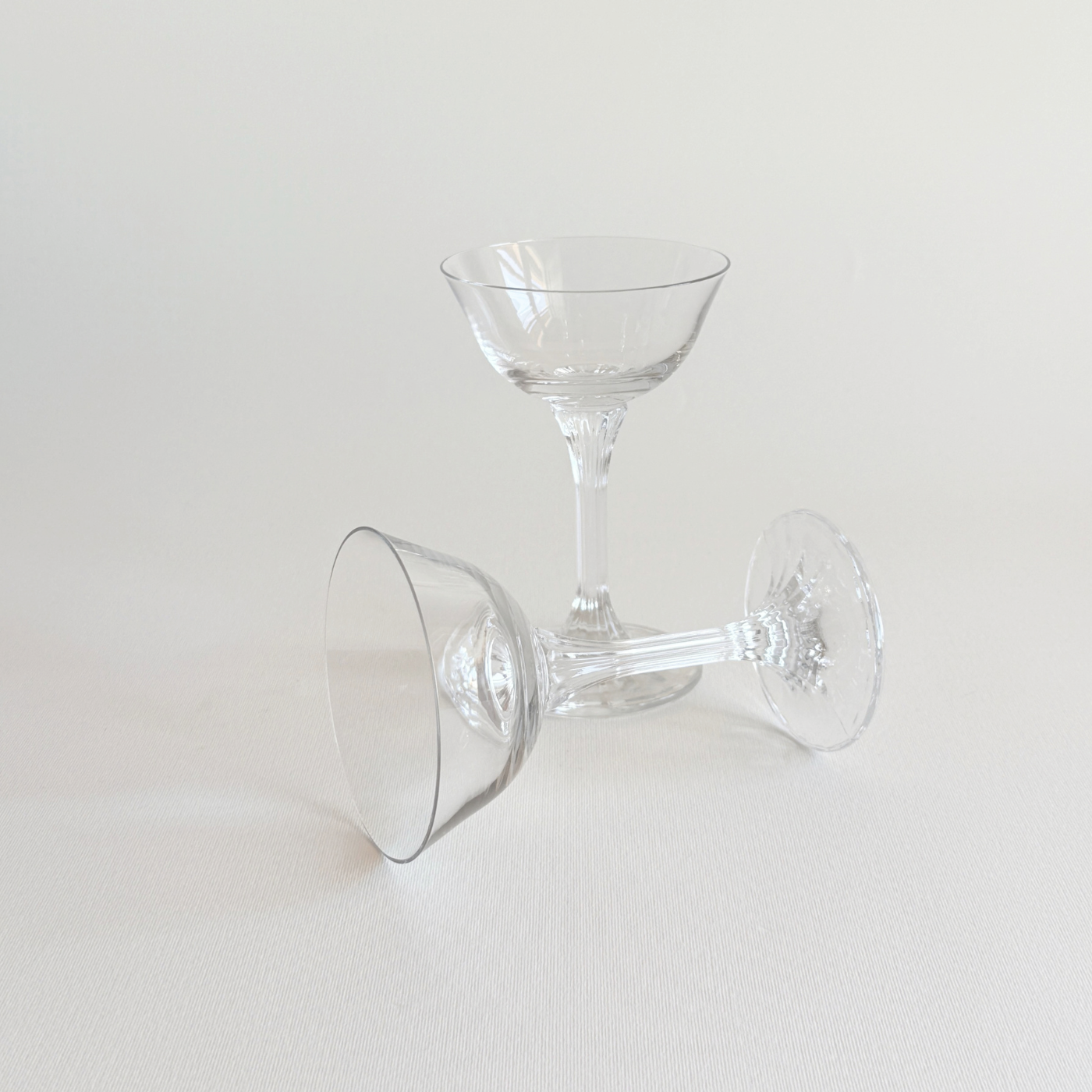 Coupes à Champagne en Verre | Lot de 2