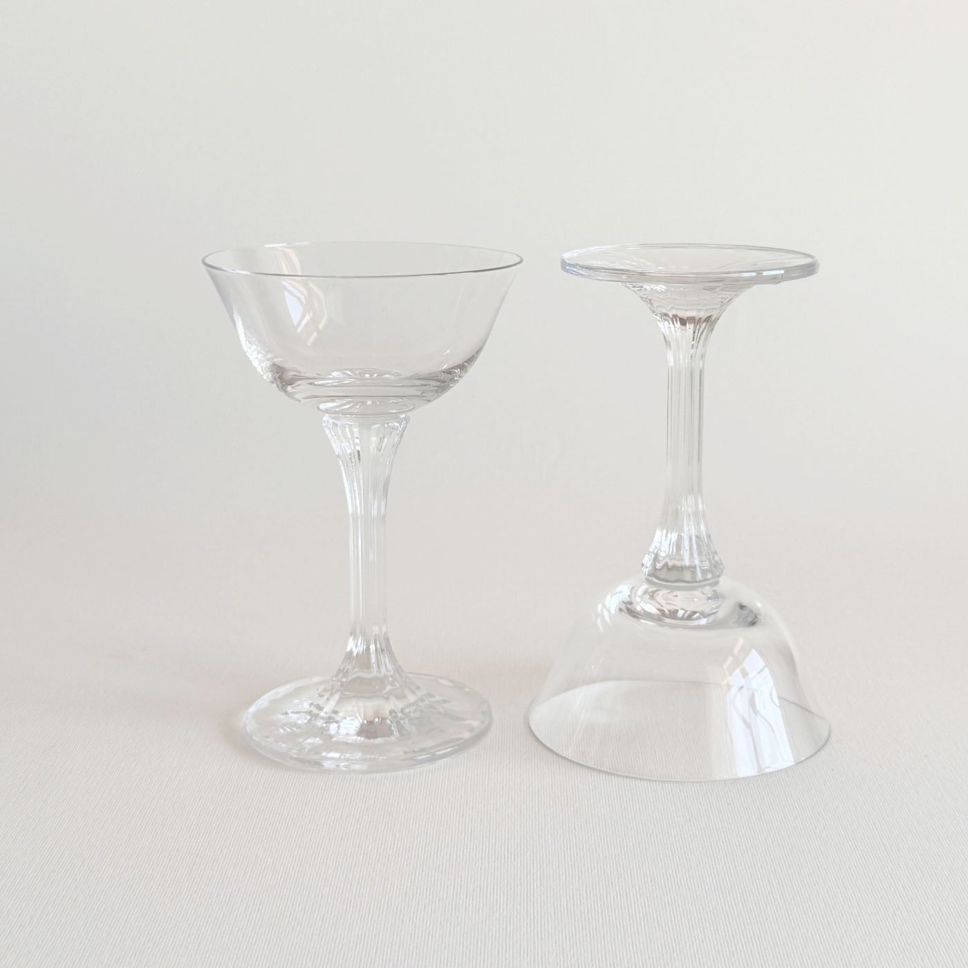Coupes à Champagne en Verre | Lot de 2