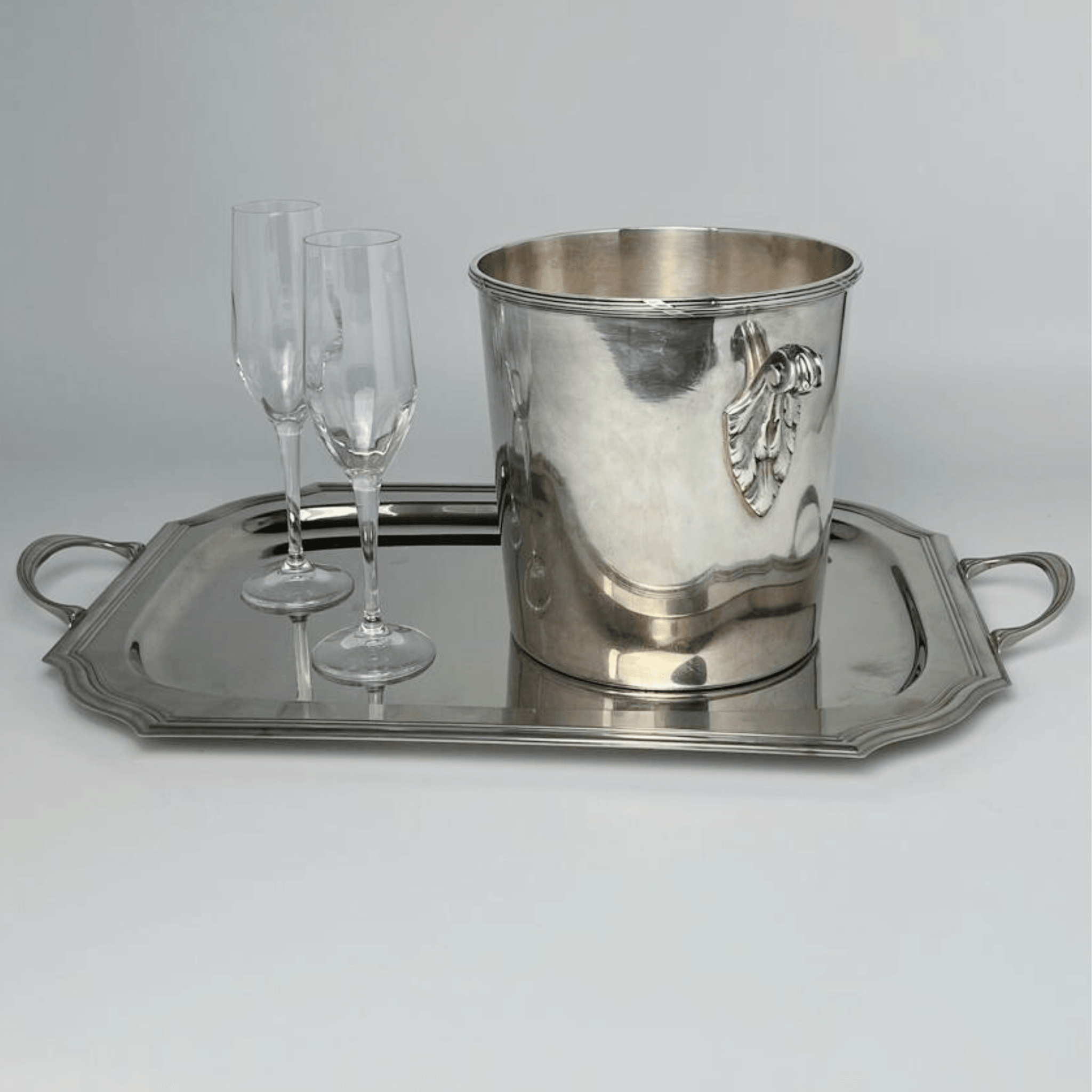SILVER CHAMPAGNE COOLER I Ercuis Paris - L'Officina General Store