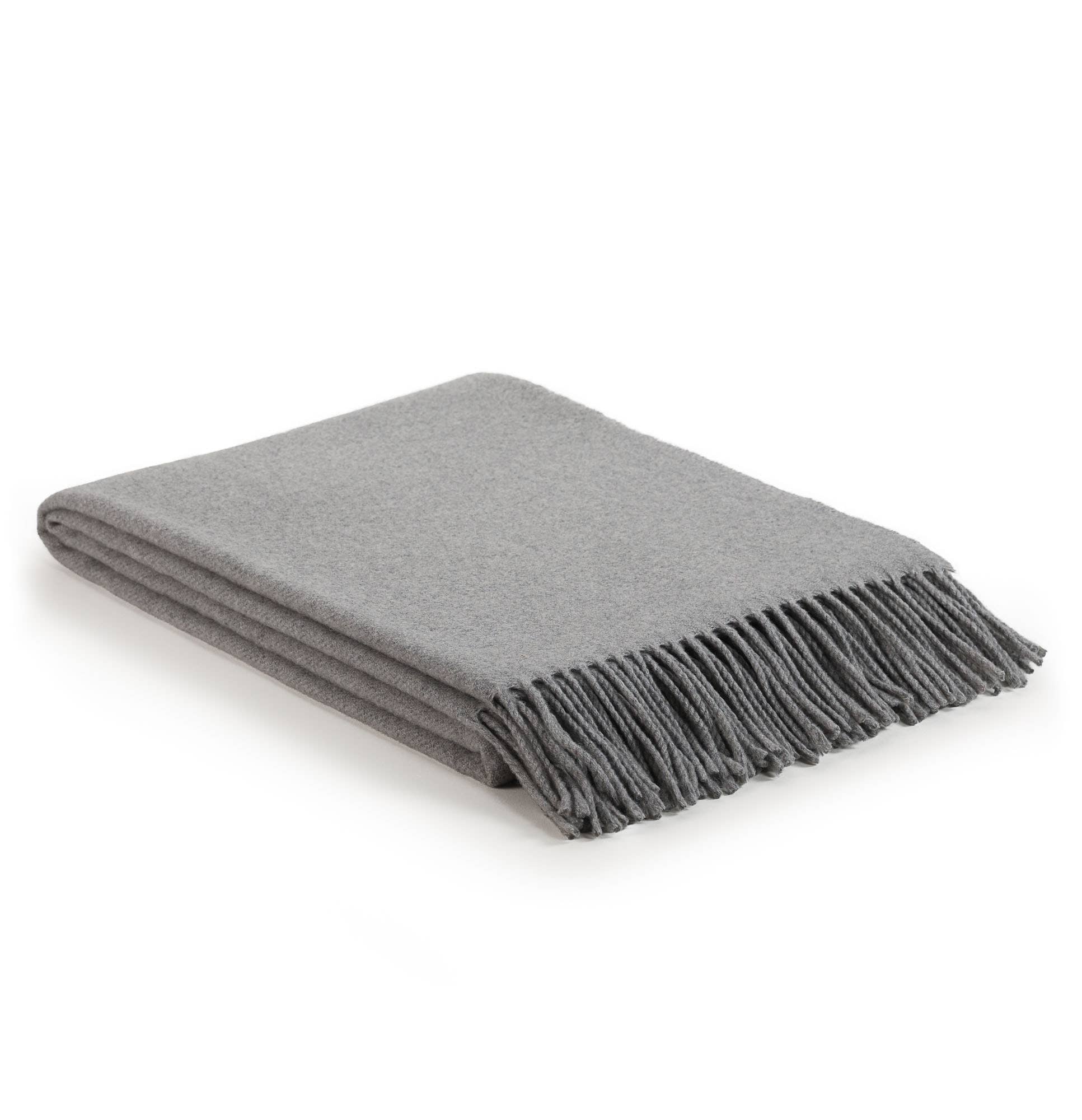 100% Cashmere Throw Blanket | Grey · 200 × 140 cm