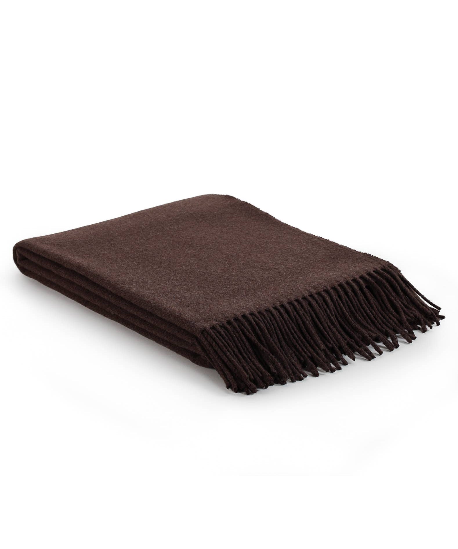 Brown 100% cashmere throw blanket 200x140 cm soft lightweight warm upholstery