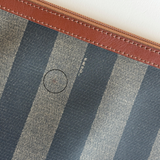 Fendi Pouch Pequin Stripe