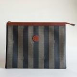 Fendi Pouch Pequin Stripe