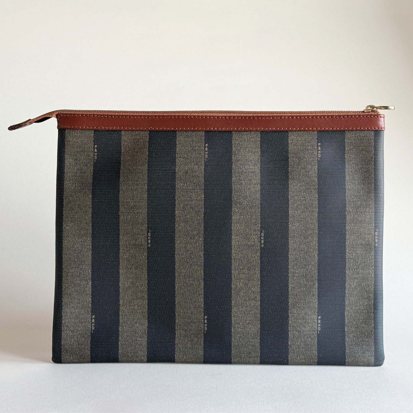 Fendi Pouch Pequin Stripe