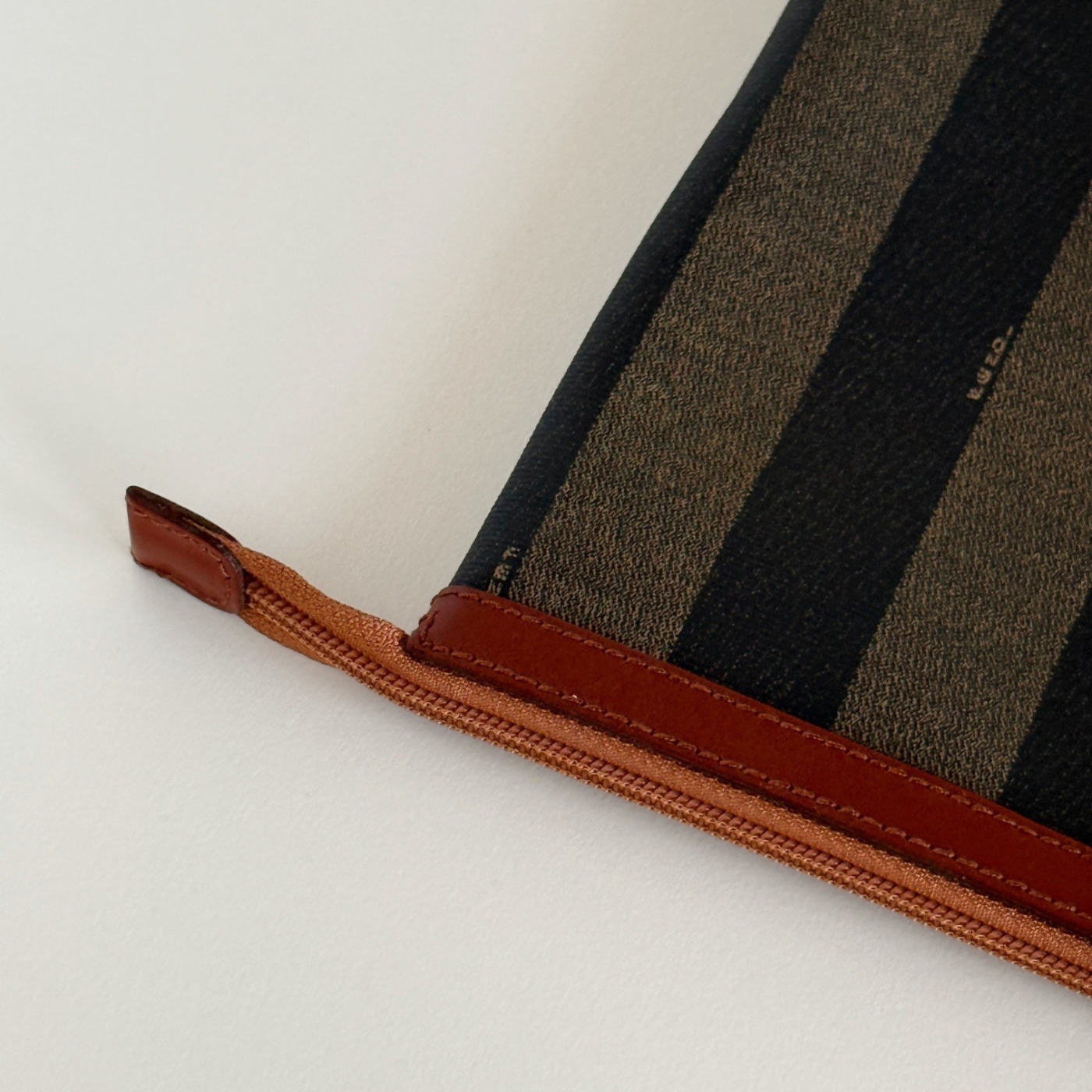 Fendi Pouch Pequin Stripe