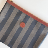 Fendi Pouch Pequin Stripe