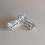 French crystal cutlery rests. Thorn-inspired design.