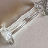 French crystal cutlery rests. Thorn-inspired design.