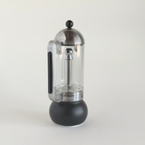 Glasnost Moka di Richard Sapper | Plexiglass & Acciaio · 4 Tazze