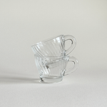 Glass Espresso Cups | Set of 2