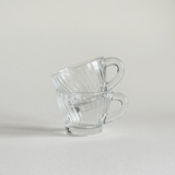 Glass Espresso Cups | Set of 2
