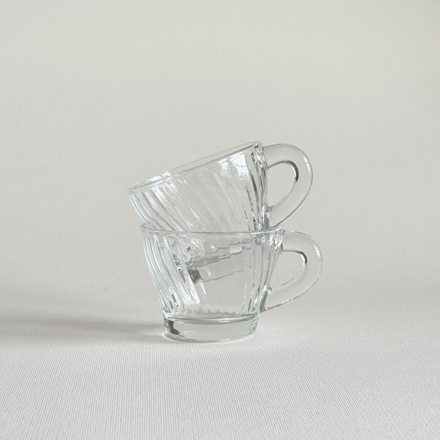 Glass Espresso Cups | Set of 2