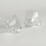 Glass Espresso Cups | Set of 2