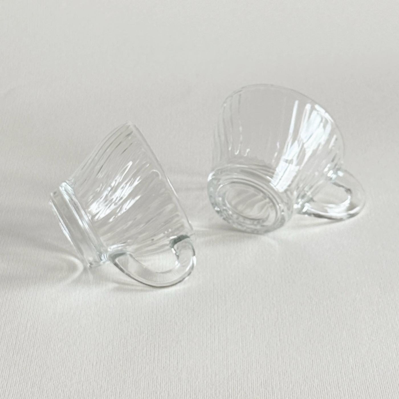 Glass Espresso Cups | Set of 2