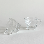Glass Espresso Cups | Set of 2