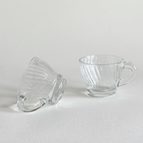 Glass Espresso Cups | Set of 2