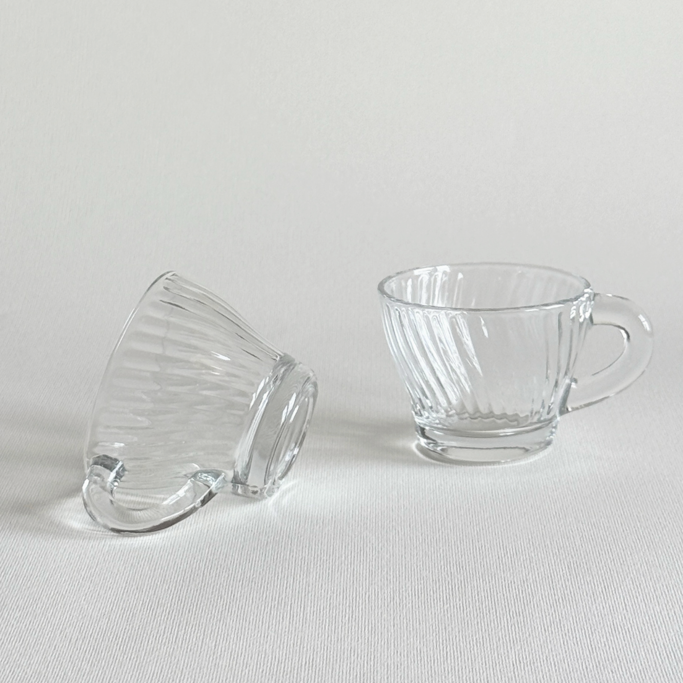 Glass Espresso Cups | Set of 2