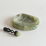 Art Deco Onyx Ashtray | Bronze Mortar