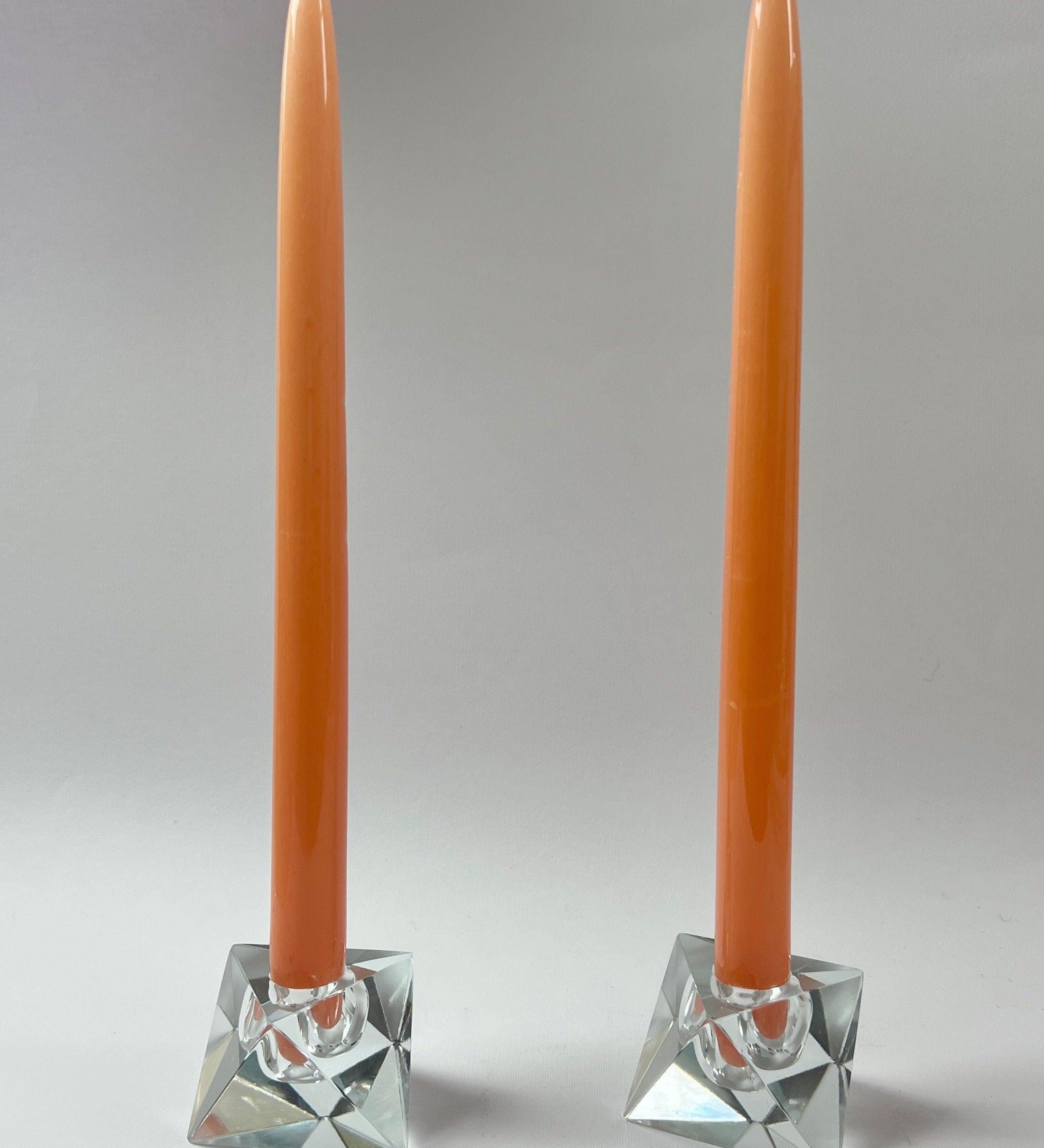 SET OF 2 I CRYSTAL PRISM CANDLE HOLDER - L'Officina General Store