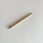Lalex 1980s ballpoint pen in gold-plated 925 silver, shown with original cinnamon presentation box