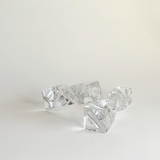 Bougeoirs en cristal | Prism Set de 2 · 15 & 18 cm