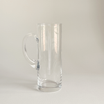 Minimalist clear glass jug, 1.25 L