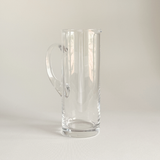 Minimalist clear glass jug, 1.25 L, alternate view