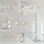 Rosenthal Model 20/200 glass carafe by Baumann 1966 — scale reference