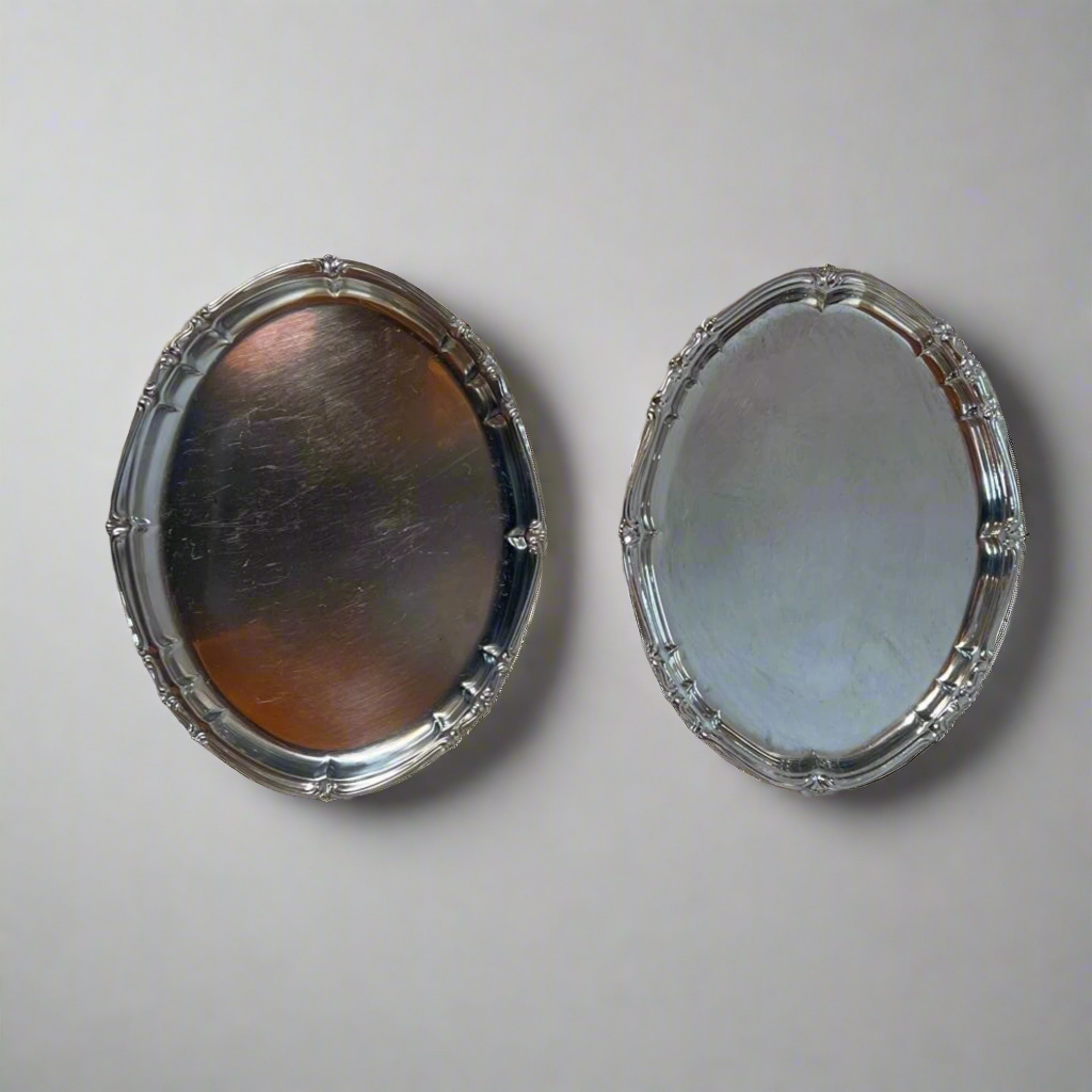 Scallopped_Metal_Serving_tray_ L'Officina General Store