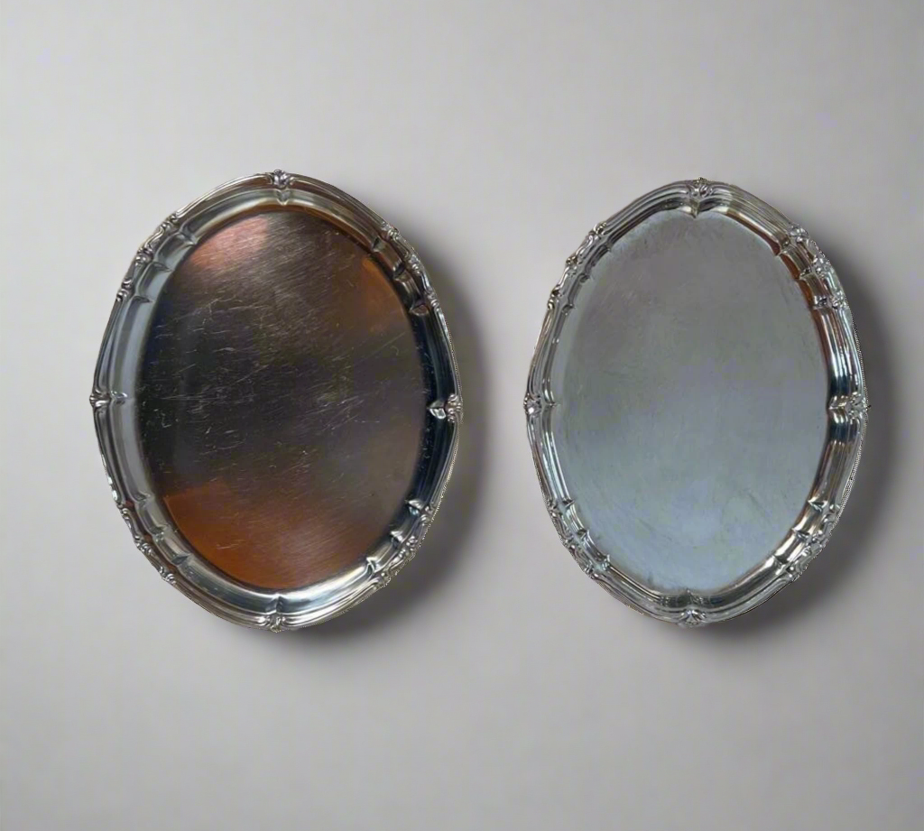 Scallopped_Metal_Serving_tray_ L'Officina General Store