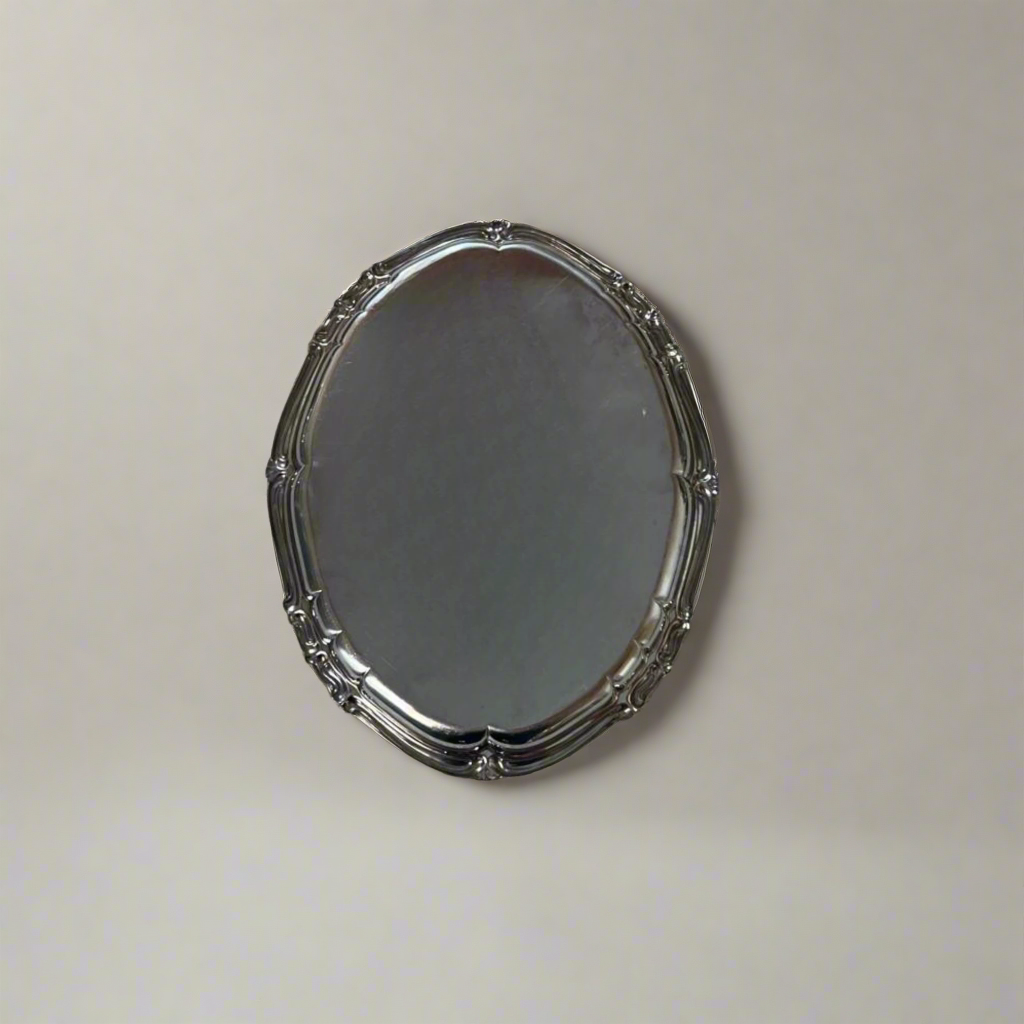 Scallopped_Metal_Serving_tray_ L'Officina General Store