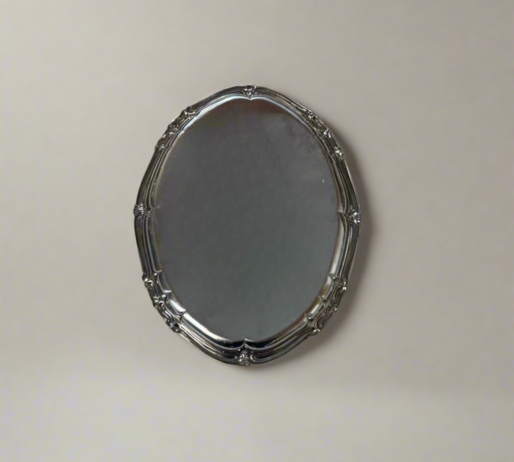 Scallopped_Metal_Serving_tray_ L'Officina General Store