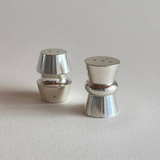 Chrome Salt and Pepper shakers