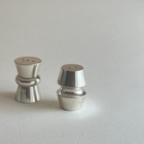 Chrome Salt and Pepper shakers