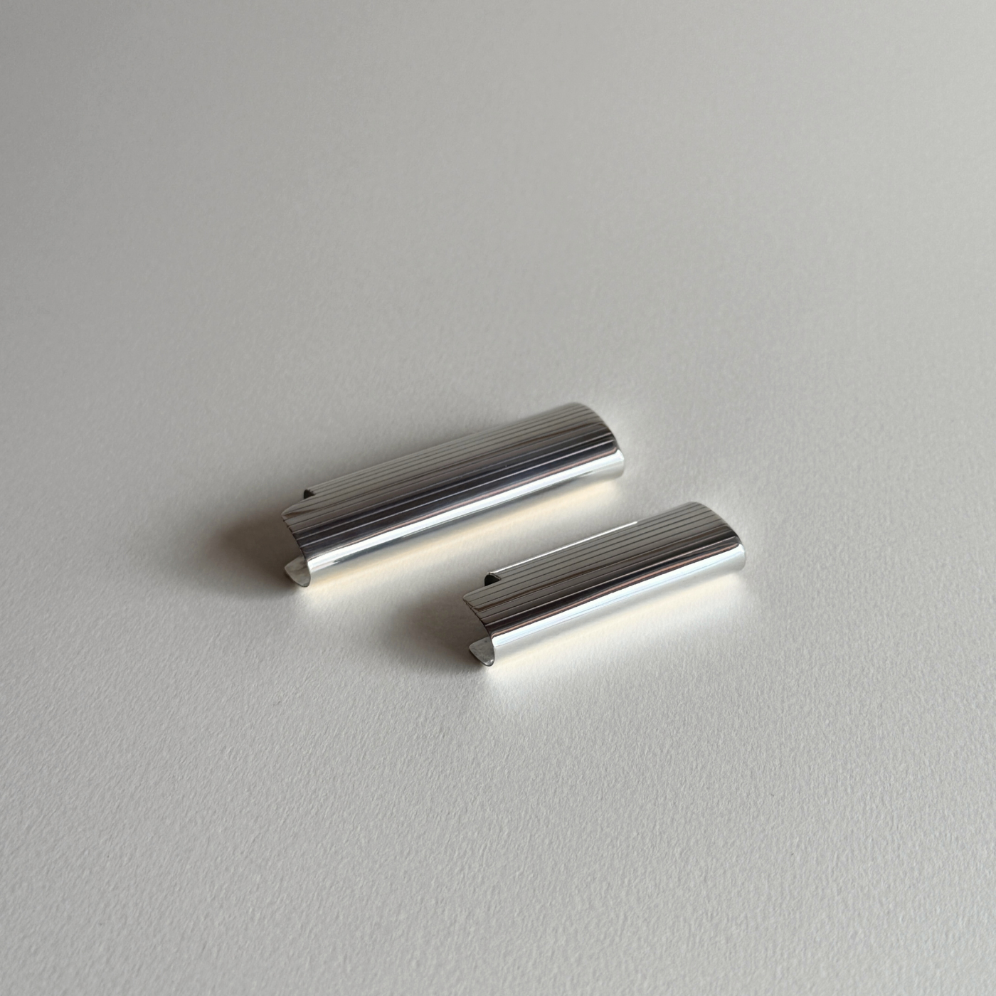 sterling silver 925 striped bic lighter cover