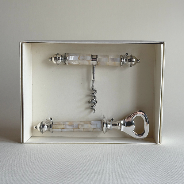Set Apribottiglie e cavatappi I Madreperla e Sheffield
